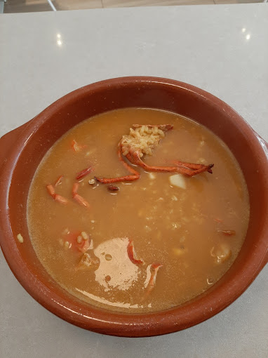 Arroz caldoso con bogavante